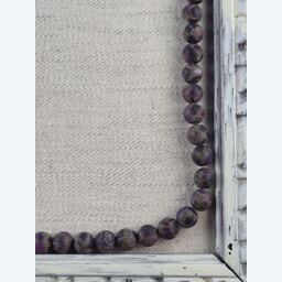 Cloisonné Jaspis matt lila 10mm