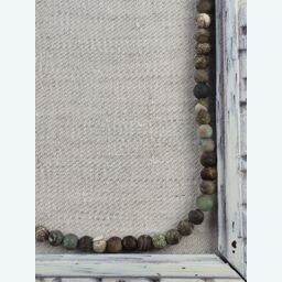 Achatperlen matt grün Vintage AAA 6mm