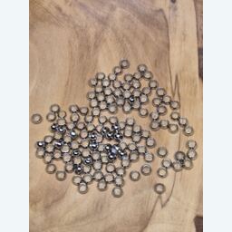 Quetschperlen silberfarben 3.5mm