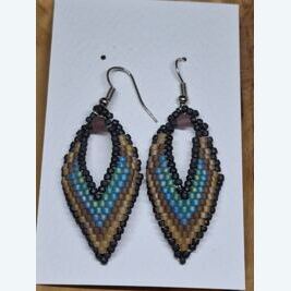 Ohrhänger Peyote Retrostyle