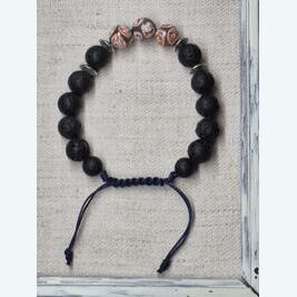 Armband Achat / Lava