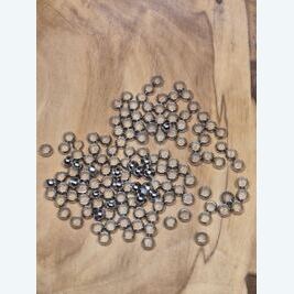 Quetschperlen silberfarben 3.5mm