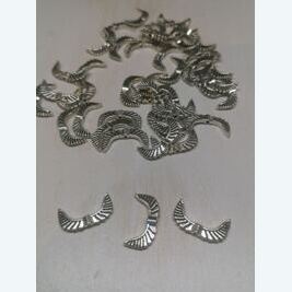 Engelsflügel antiksilber 19x10mm