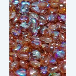 Herz Crystal Orange Rainbow