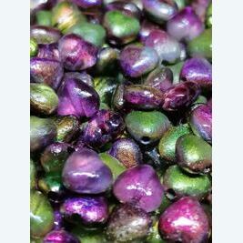 Herz Crystal Magic Orchid Etched