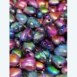 Herz Crystal Magic Blue Etched