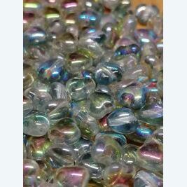 Herz Crystal Green Rainbow