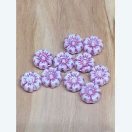Blüten rosa 7x7mm