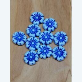 Blüten dunkelblau 9x9mm