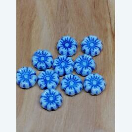 Blüten dunkelblau 7x7mm