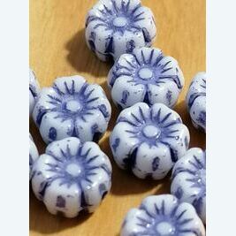 Blüten violett 9x9mm