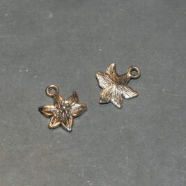 Anhänger Blume Edelweiss antiksilber