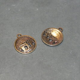 Anhänger Bäume gebogen, antiksilber, nickelfrei