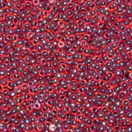 Saatperlen Miyuki Garnet Lined Ruby AB 3mm