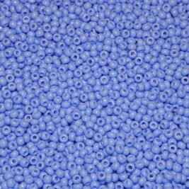 Saatperlen Opaque Pastel Blue Lilac 3mm