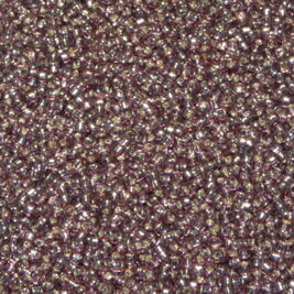 Saatperlen Miyuki Smoky Amy Silver Lined 3mm