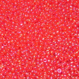 Saatperlen Miyuki Transparent Red AB 3mm