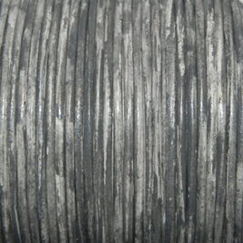 Lederband Vintage Grey 2mm