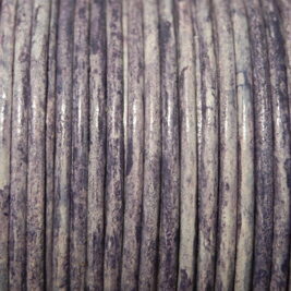 Lederband Vintage Navy Blue 2mm