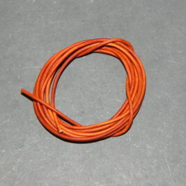 Lederband Vintage orange 1mm