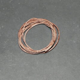 Lederband Vintage taupe hell melliert 1mm
