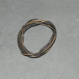 Lederband braun melliert 1mm