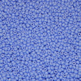 Saatperlen Opaque Pastel Blue Lilac 3mm