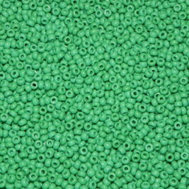 Saatperlen Opaque Pastel Mint Green 3mm