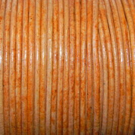 Lederband SE Vintage Orange 1mm