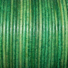 Lederband Vintage Fern Green 2mm