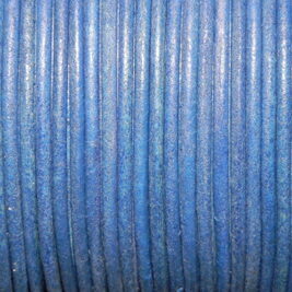 Lederband dunkelblau 2mm