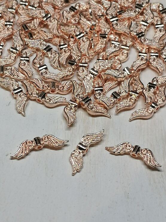 Engelsflügel rosengold 23x7mm