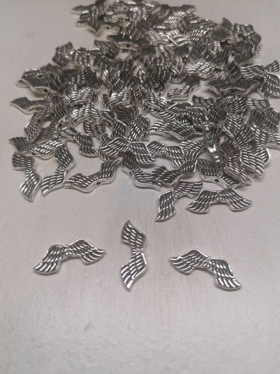 Engelsflügel antiksilber 21x8mm