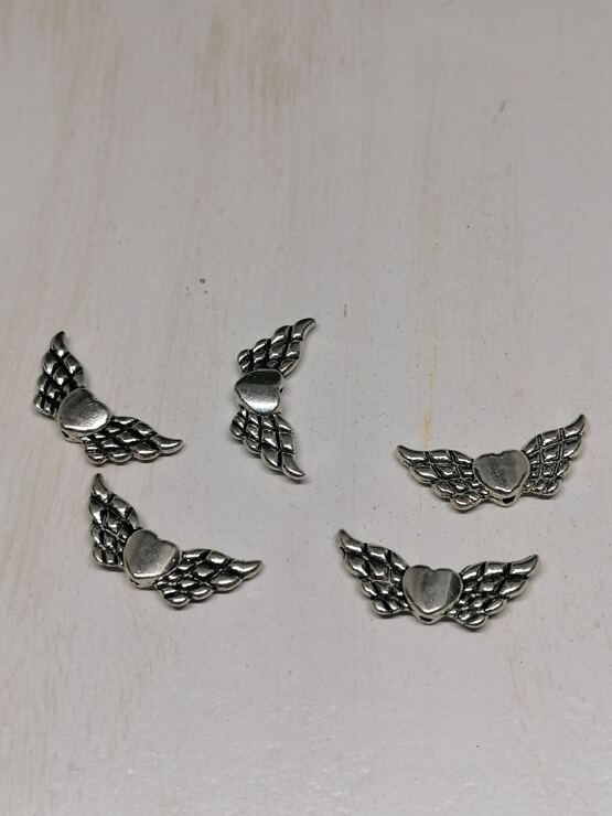 Engelsflügel antiksilber 22x9mm