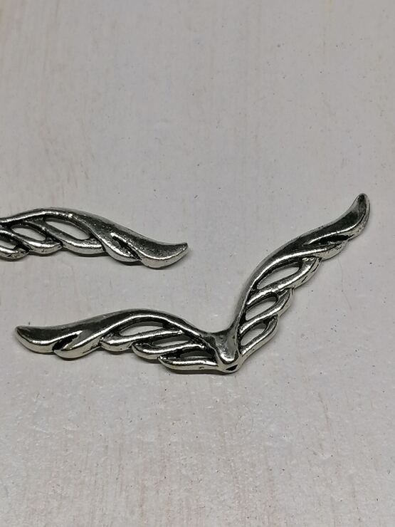 Engelsflügel antiksilber 41x13mm