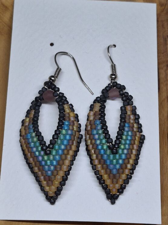 Ohrhänger Peyote Retrostyle